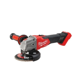 Aku úhlová bruska 125 mm Milwaukee M18 FSAG125XB-0X s posuvným spínačem, RAPIDSTOP, bez aku, s kufrem, 4933478429